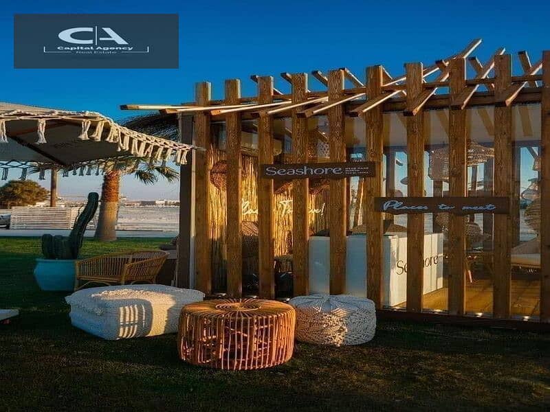 With a special cash discount, own your chalet, first row, overlooking the lagoon, in Hyde Park, North Coast, Ras Al-Hekma | 5% down payment 1