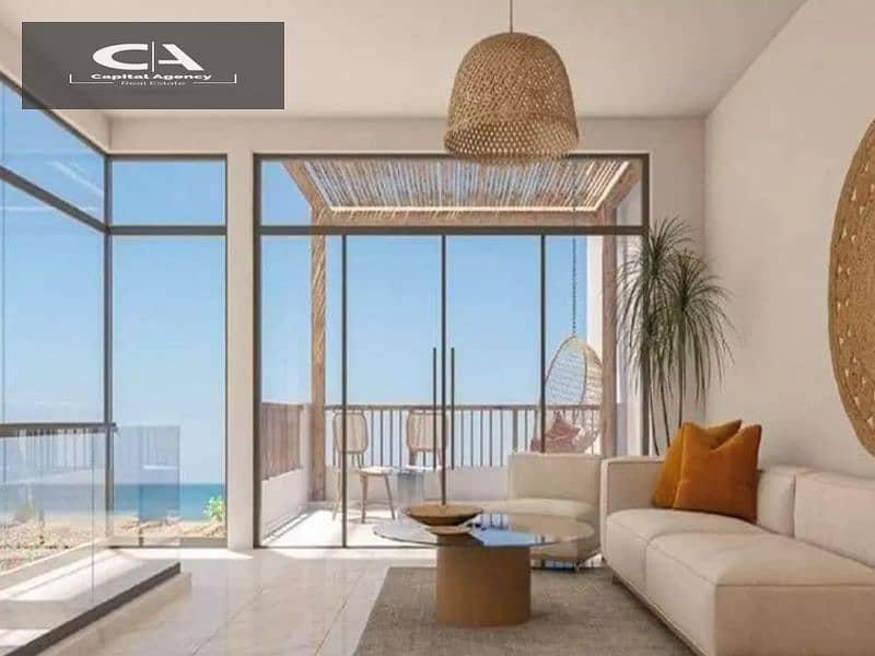 With a special cash discount, own your chalet, first row, overlooking the lagoon, in Hyde Park, North Coast, Ras Al-Hekma | 5% down payment 4