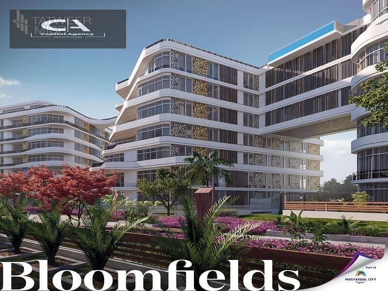 Installments over 10 years and 0% down payment on Cityscape with Tatweer Misr. Get your fully finished unit with a distinctive view in Bloomfields 16