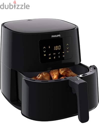 philips air fryer xl 6.2 litre اير فراير جديدة استخدمت مرتين بالكرتونة