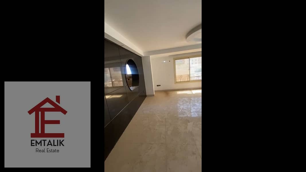 A ready to move, finished, 235 m apartment in Banafseg Omarat, First floor near North 90 street and Mohamed Nageeb Axis 6