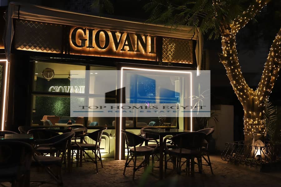 Restaurant & Cafe for rent 140 sqm fully fuirnished in Almazah Heliopolis 2