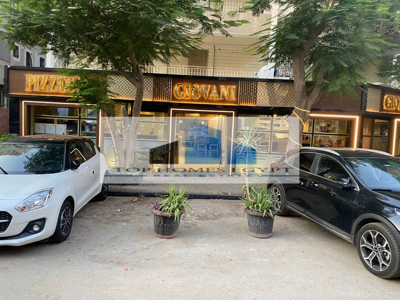 Restaurant & Cafe for rent 140 sqm fully fuirnished in Almazah Heliopolis 3