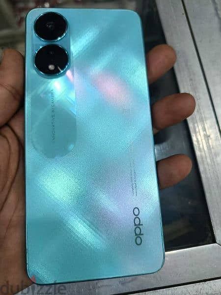 oppo a78 كسر زيروووو بالضمان والكرتونه استعمال ٣ شهور فقط مساحة 256 1