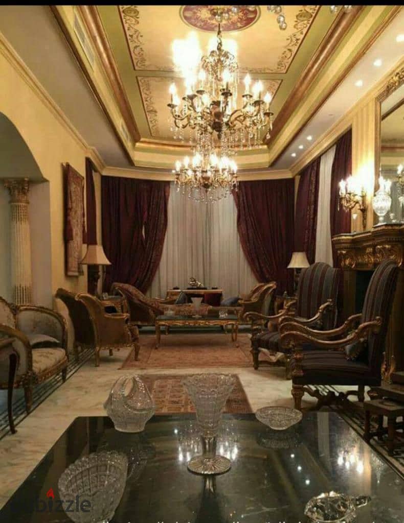 Furnished castle for sale in Beverly Hills, Shorouk, next to BUE, super deluxe finishing, area of ​​800 square meters 24