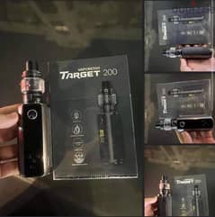 Target 200 vape with black sotto batteries