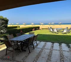 Chalet with garden on the sea for saleready to move fully finished in La Vista Topaz Ain Sokhna