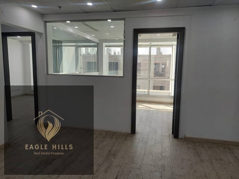 مقر ادري للايجار في ترافيم كومبلكس في التجمع علي التسعين الشمالي متشطب بالتكيفات  office for rent in trivium complex on 90north 1