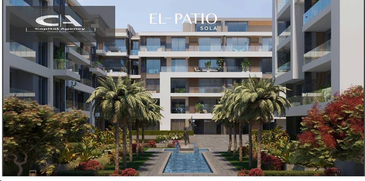 Book at the launch price with La Vista an apartment without a down payment for the longest payment period in El Patio Sola Compound in Shorouk 3