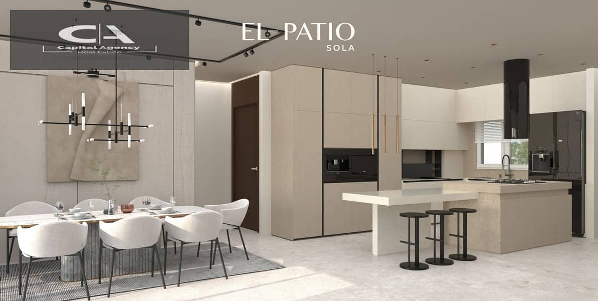 Book at the launch price with La Vista an apartment without a down payment for the longest payment period in El Patio Sola Compound in Shorouk 9