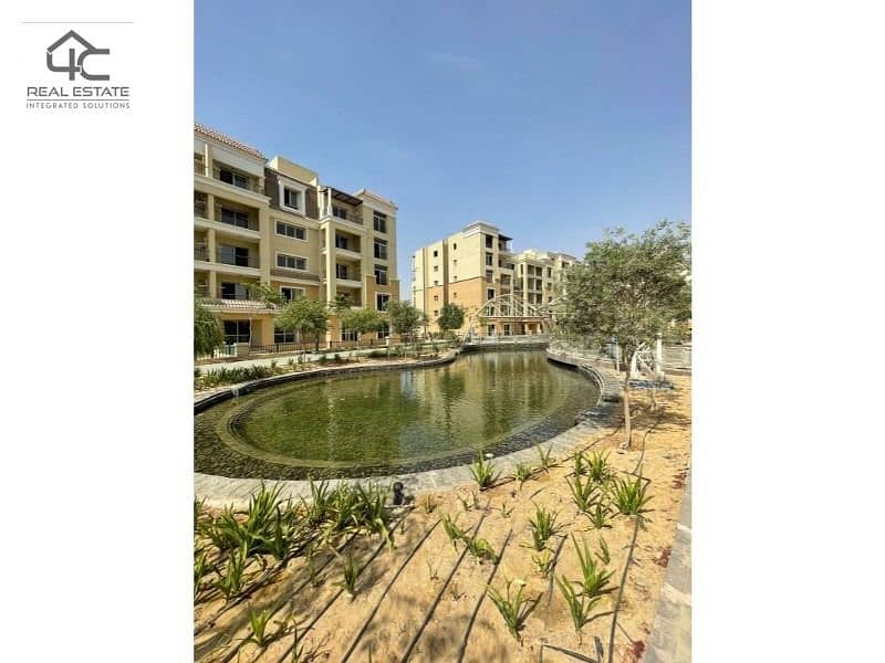 apartment 172 m with lowest total price ready to move 3 bedrooms in sarai compound 1