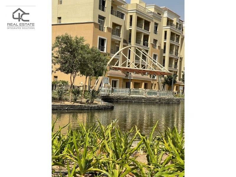 apartment 172 m with lowest total price ready to move 3 bedrooms in sarai compound 2