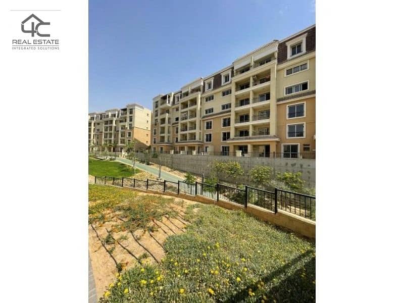 apartment 172 m with lowest total price ready to move 3 bedrooms in sarai compound 5