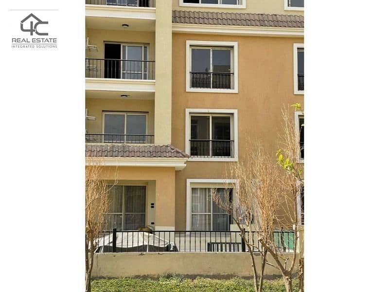 apartment 172 m with lowest total price ready to move 3 bedrooms in sarai compound 11