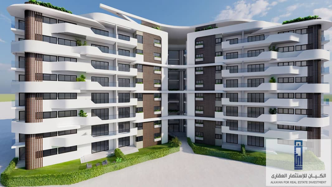 Your apartment in the heart of the island (with 0 down payment 9 installments). . Apartment 125 m for sale in the administrative capital at The Island 2