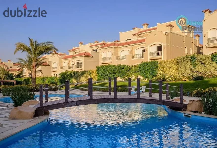 A villa with a private garden is ready for immediate receipt in the heart of Shorouk City in El Patio 5 Compound 8