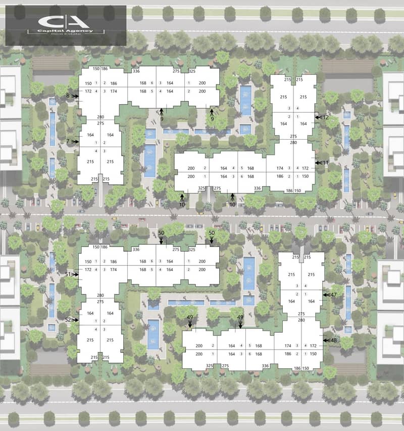 Book at the launch price with La Vista an apartment without a down payment for the longest payment period in El Patio Sola Compound in Shorouk 5