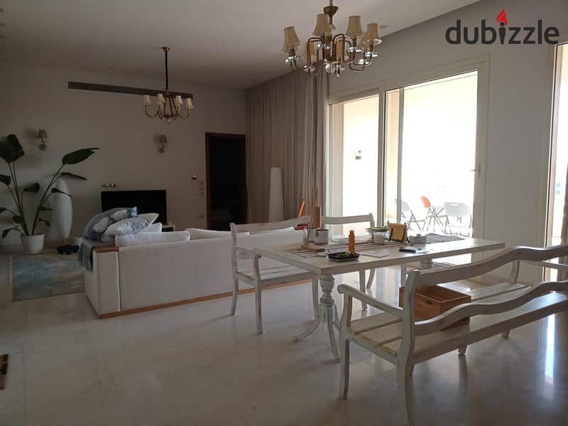 For Rent Modern Furnished Apartment Golf View in Compound Katameya Dunes 1