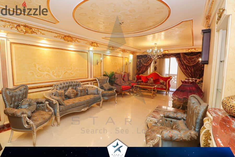 Distictive apartment for sale in Smouha - Tut ankh amun Street 0