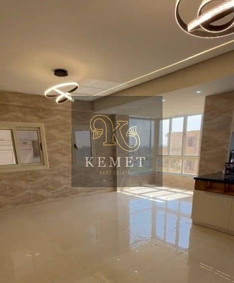 Apartment  for Sale 195 m READY TO MOVE Ultra Super Lux finishing  prime Location  in West Arabella New Cairo 0