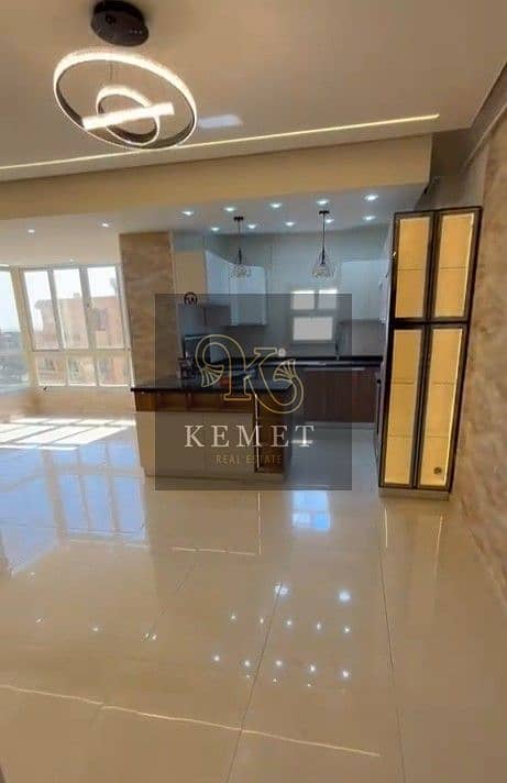 Apartment  for Sale 195 m READY TO MOVE Ultra Super Lux finishing  prime Location  in West Arabella New Cairo 6