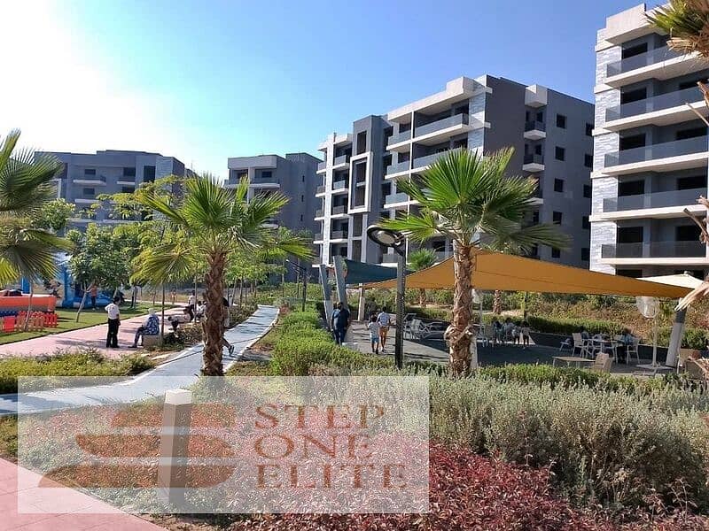 Apartment for sale in installments, 163 m (immediate delivery), close to Sphinx Airport, Zewail University, and Media Production City. 2