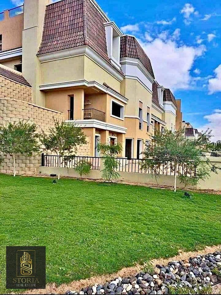 The best price for a 206m villa, directly next to Madinaty, with a very special discount on cash for a limited time in Sarai New Cairo Compound 6