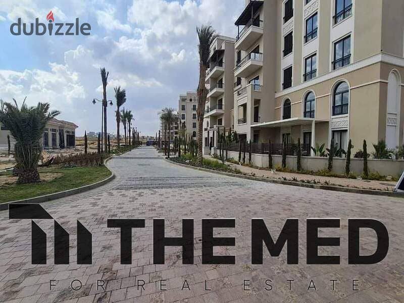 3bed apartment + 45 m garden for sale in Village West compound, Sheikh Zayed next to Royal City, Belle Vie, and Tara Residence, delivery 2026 2