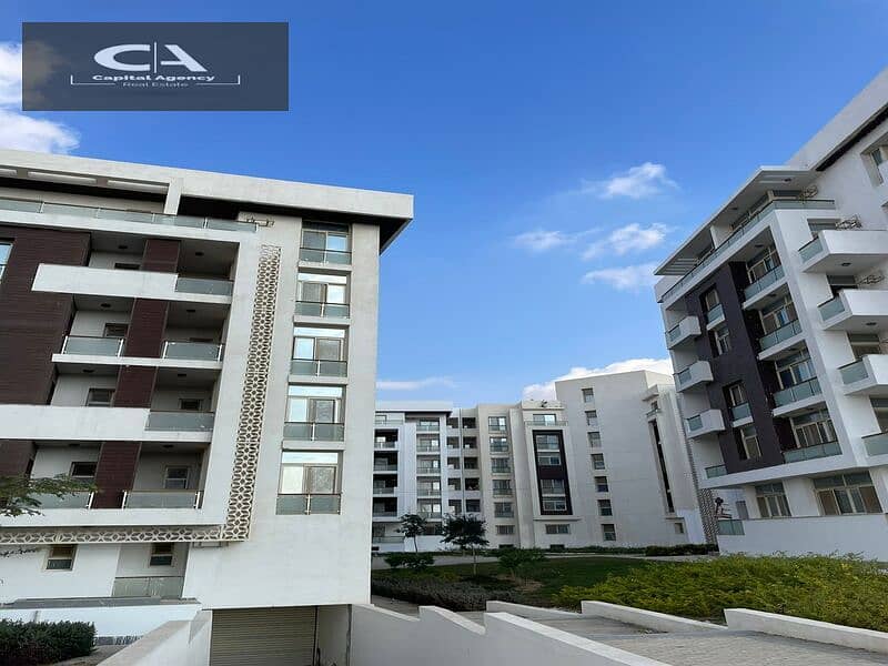 Apartment for sale, 152 meters in the capital, in Al Maqsad Compound, next to the Green River and in front of the iconic tower | Only 5% down payment 20