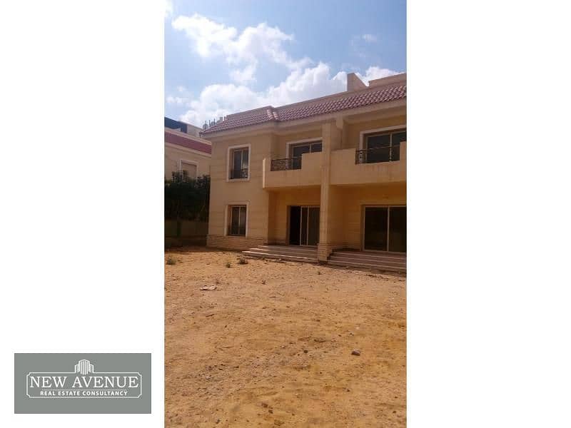 Twin house overlooking the compound garden for sale in the heart of Shorok City,Infront of Shorok Heliopolis club 4