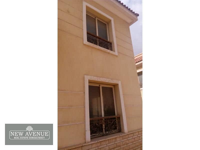 Twin house overlooking the compound garden for sale in the heart of Shorok City,Infront of Shorok Heliopolis club 9