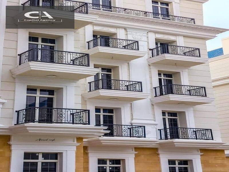 Apartment 200 meters in New Alamein in the Latin Quarter Immediate receipt, fully finished View directly on the sea Only 5% down payment * Latin Distr 5