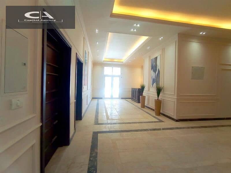 Apartment 200 meters in New Alamein in the Latin Quarter Immediate receipt, fully finished View directly on the sea Only 5% down payment * Latin Distr 8