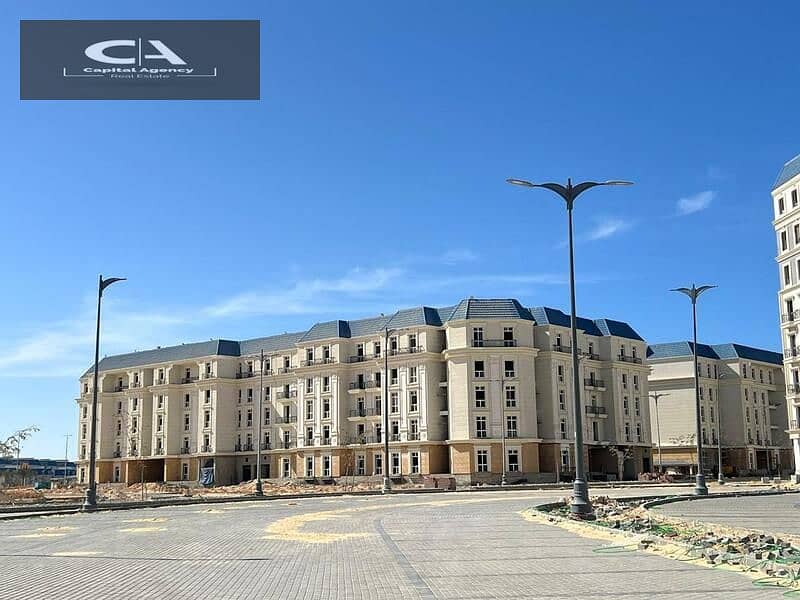 Apartment 200 meters in New Alamein in the Latin Quarter Immediate receipt, fully finished View directly on the sea Only 5% down payment * Latin Distr 10