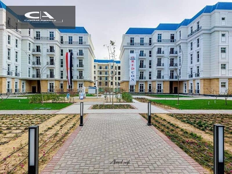 Apartment 200 meters in New Alamein in the Latin Quarter Immediate receipt, fully finished View directly on the sea Only 5% down payment * Latin Distr 15