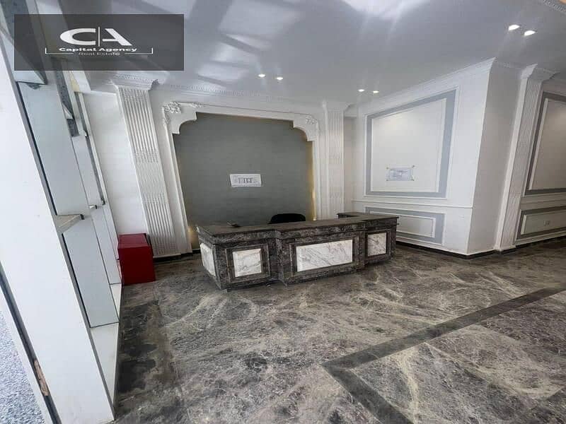 Apartment 200 meters in New Alamein in the Latin Quarter Immediate receipt, fully finished View directly on the sea Only 5% down payment * Latin Distr 17