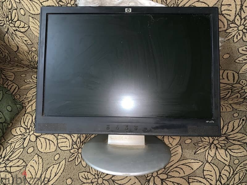 شاشه كمبيوتر hp  LCD 17 بوصه 0