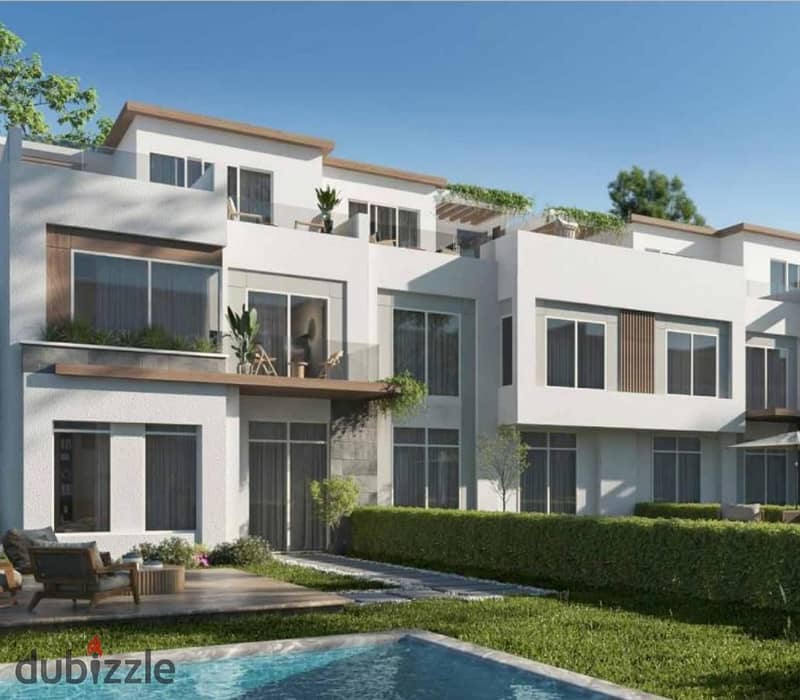 شقه+جاردن بموقع مميز في ديونز أمام بيفرلي هيلز و بالقرب من أركان بلازا / Apartment + garden in Dunes in front to Beverly Hills, near Arkan Plaza 0