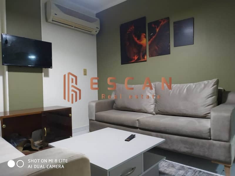 Furnished hotel unit for rent, two rooms and a super deluxe bathroom 1