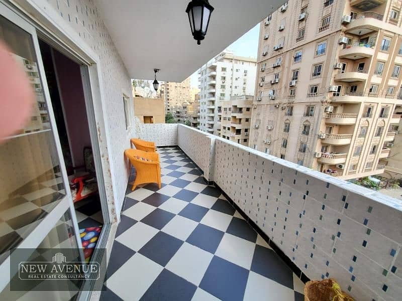 Bahary 4th floor apt for sale View on the big square garden Infront of el hadeka el dawlia ,Nasr city 5