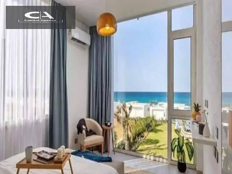 offer the cityscape, two-room chalet in Plage, next to Hacienda, Mountain View, Sidi Abdel Rahman | Fully finished with air conditioners 7