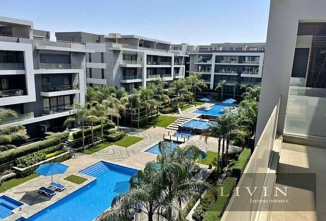 Apartment for sale 110 meters fully finished immediate delivery landscape view in La Vista Fifth Settlement near AUC in La vista patio compound 2