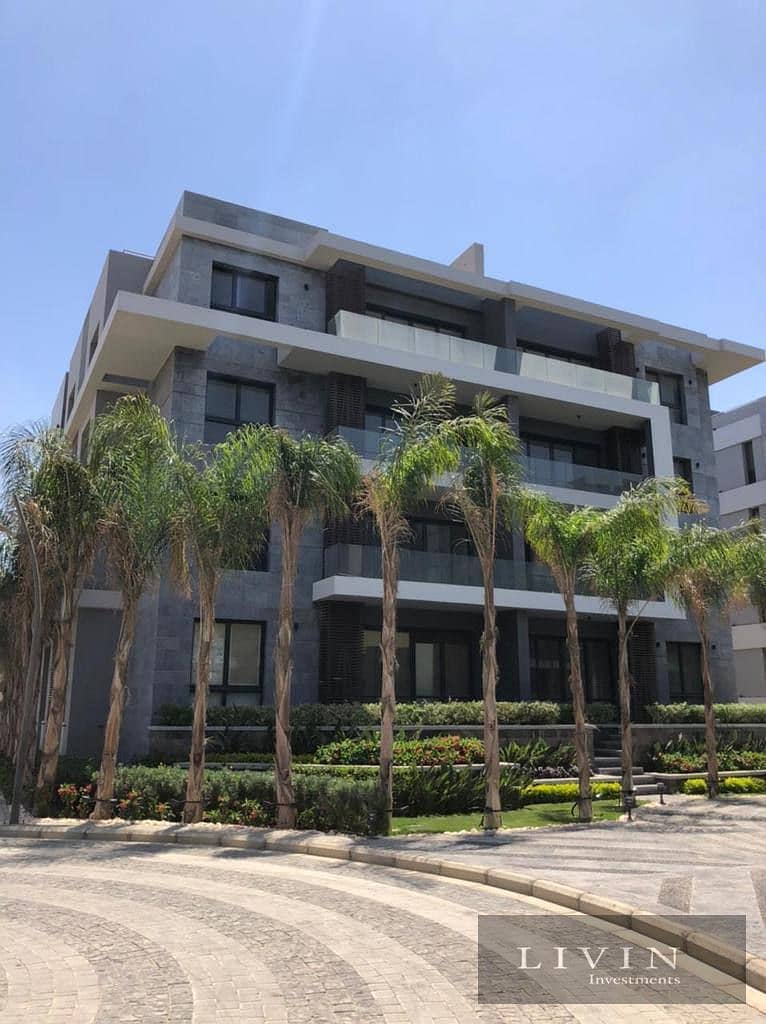 Apartment for sale 110 meters fully finished immediate delivery landscape view in La Vista Fifth Settlement near AUC in La vista patio compound 8