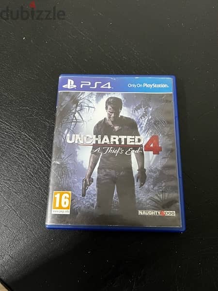 Uncharted 4 Arabic and English edition 2