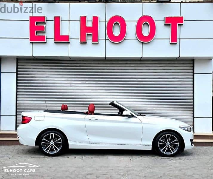 BMW 218 Convertible
موديل : 2019
عداد  :  4 الف كم فقط 1