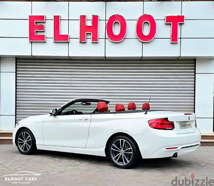 BMW 218 Convertible
موديل : 2019
عداد  :  4 الف كم فقط 5