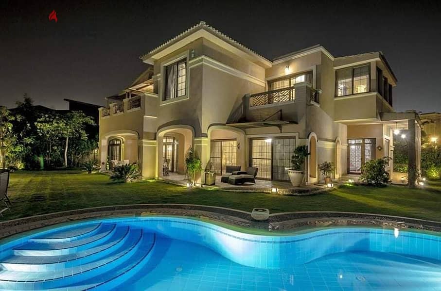 villa for sale ( prime location ) in Swan Lake Residence Hassan Allam near el rehab city and waterway compound 1