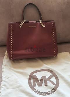 Original vintage Michael kors wine red handbag