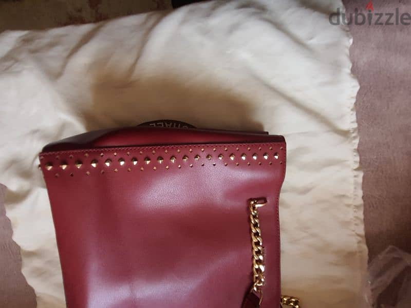 Original vintage Michael kors wine red handbag 5