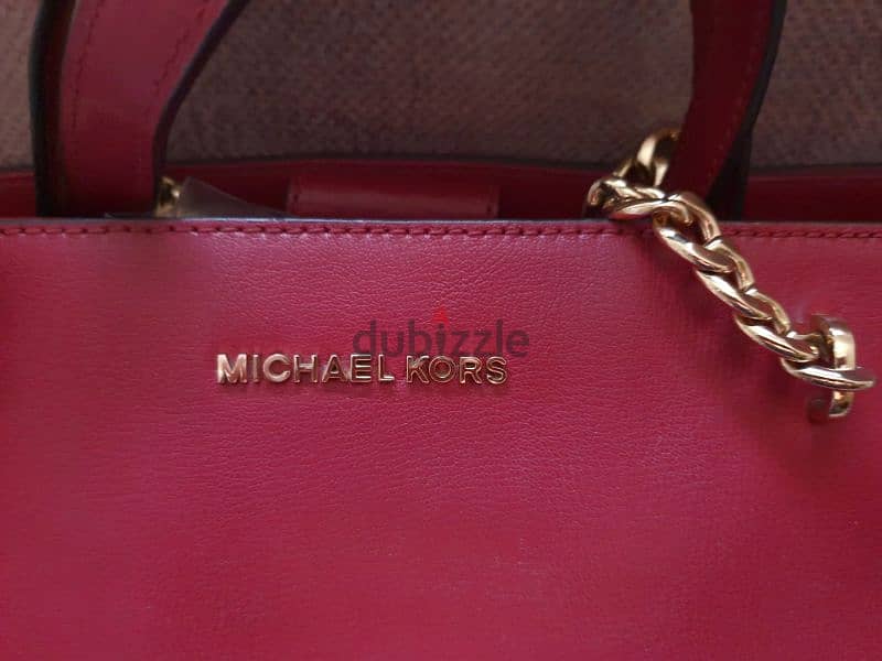 Original vintage Michael kors wine red handbag 7